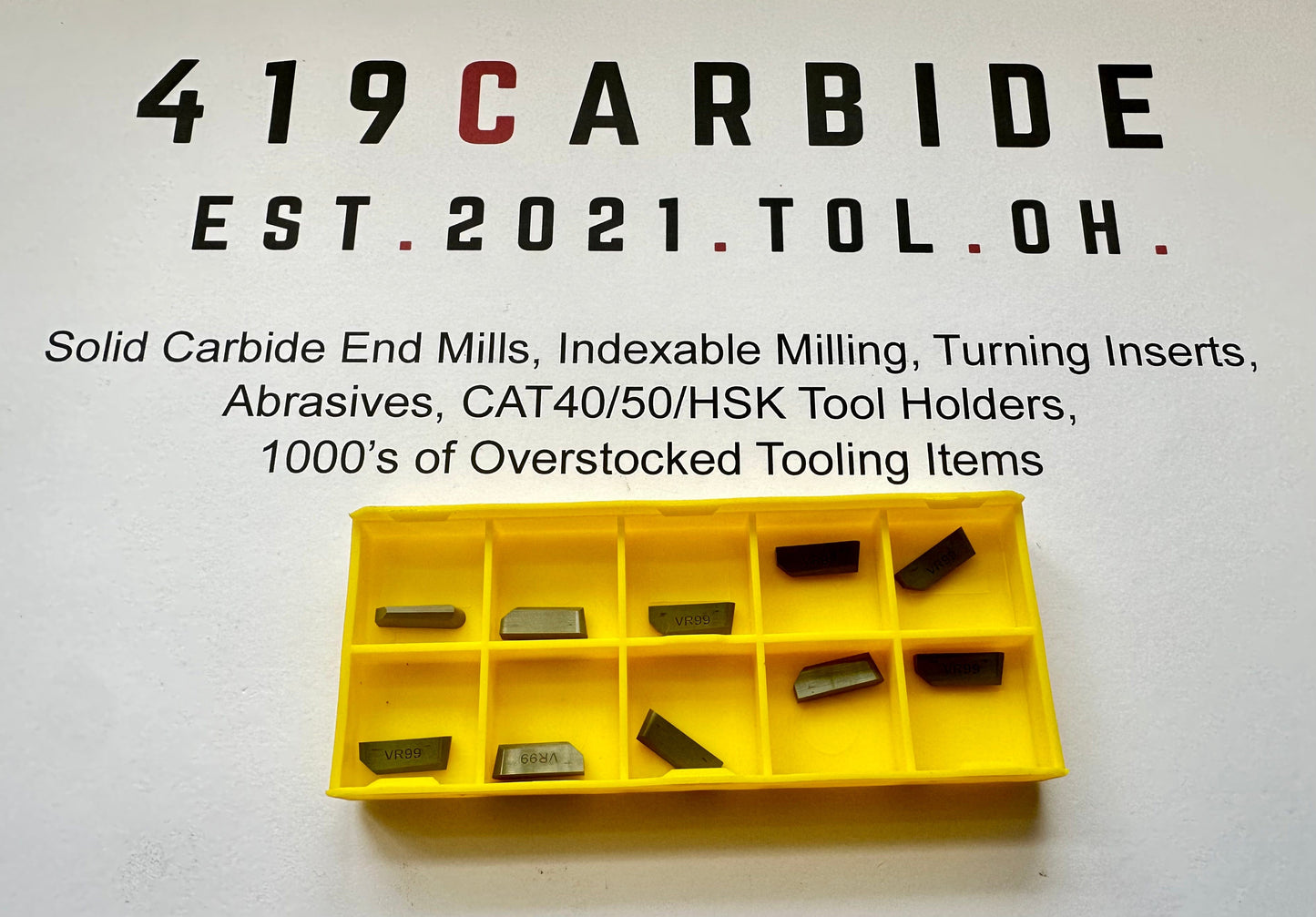 WG-4125 CERAMIC GROOVING INSERT, 10 PER PACK