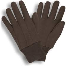 General Purpose Brown Jersey Glove - 419 Carbide