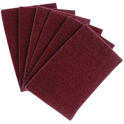 HAND PADS 6 x 9, MAROON FINE, GP, 20/BOX - 419 Carbide