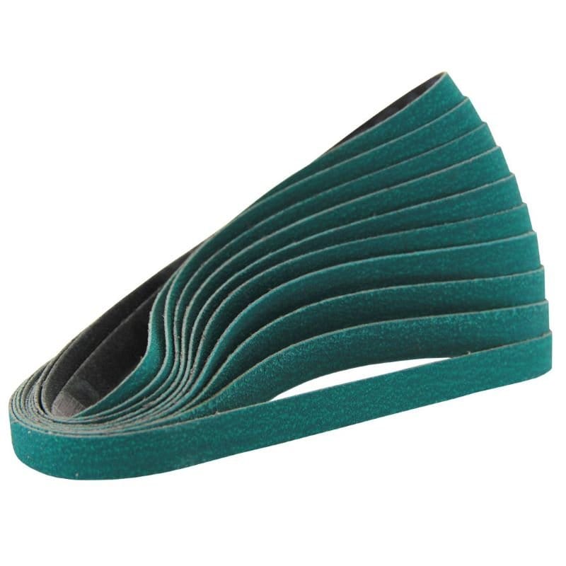 1/2 x 12 Zirc Belt, 60 Grit, 10/Pack - 419 Carbide