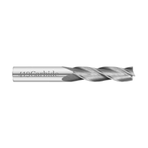 GP-AL Uncoated 3 Flute Square End Mill - 419 Carbide