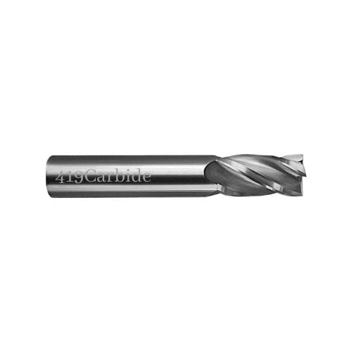 GP Uncoated 4 Flute Square End Mill - 419 Carbide