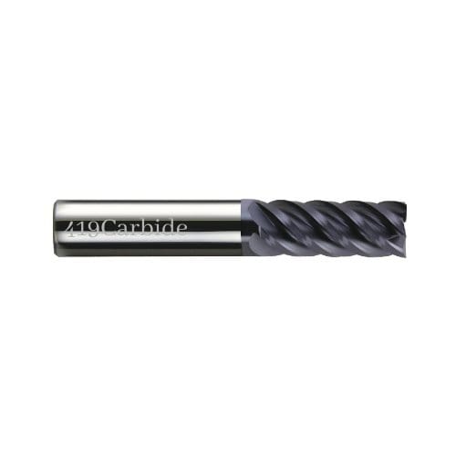 HPVX Variable 5 Flute End Mill With Radius - 419 Carbide